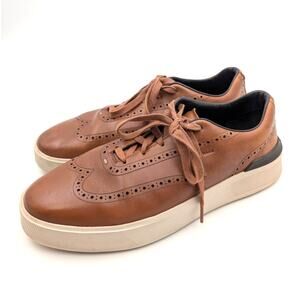 Cole Haan GrandPro Crew Wingtip Sneaker Shoes Men's Brown Size US11.5 EU44